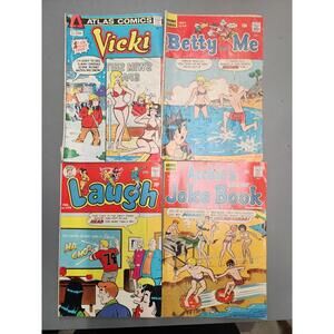 4 comics in the Archie universe between 1970-1975 - Inc. 1st edition Vicki No.1